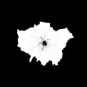 white-blutch-on-black-background