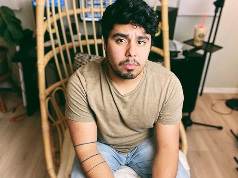 man sitting in a chair