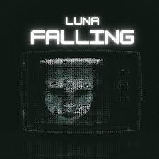 black square with band name "luna falling'