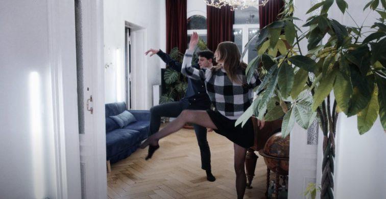 man and woman dancing