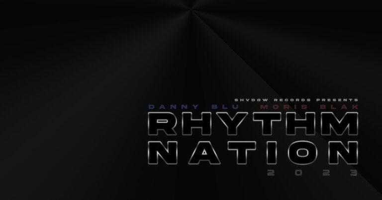 black background with text "Rhythm Nation"