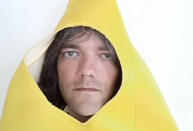 man dressed in a banana costume