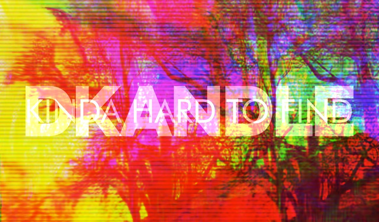 swirly colors with text "DKANDLE"